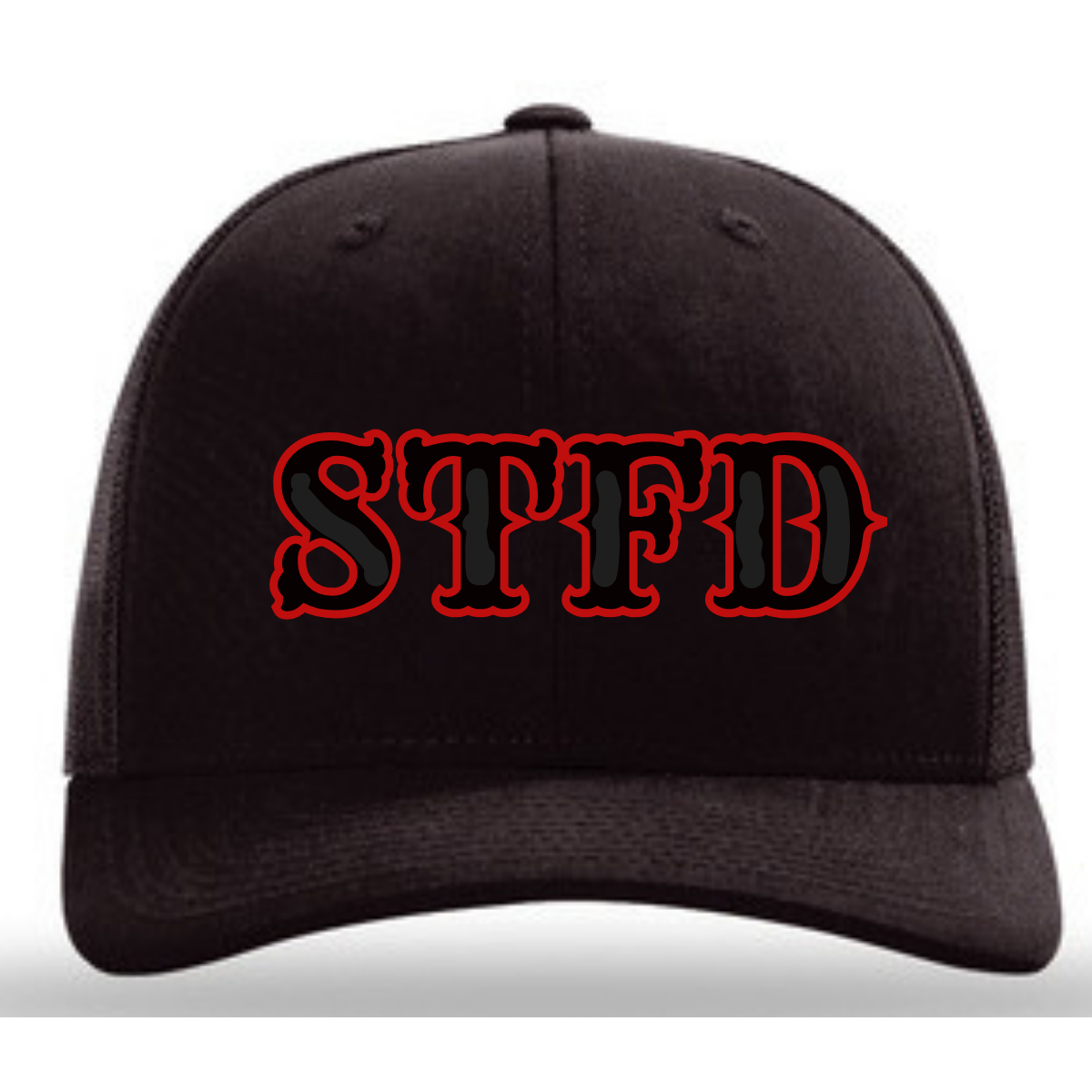 R112 || Richardson Mesh Snapback Trucker Cap - Embroidered - Superior Twp. Fire