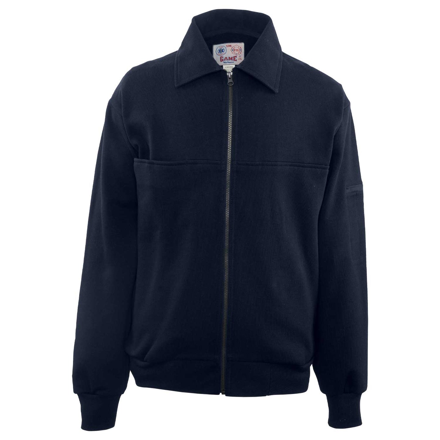 8075 || Game Sportswear Firefighter's Full-Zip Job Shirt - Embroidered Ann Arbor Fire