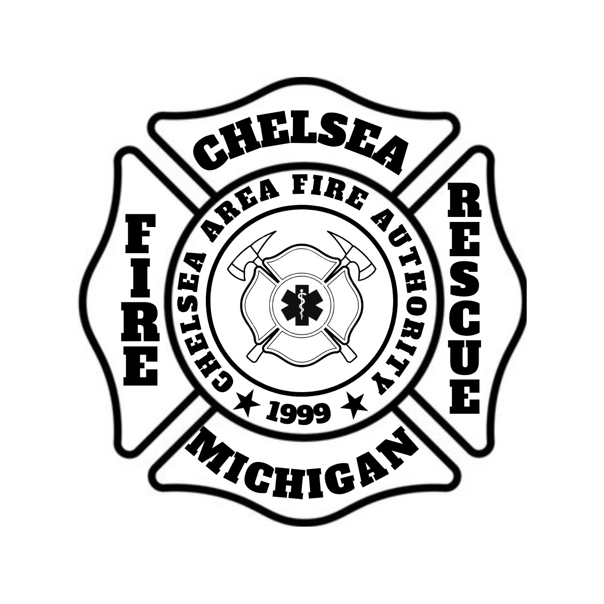 30oz Modern Curve Tumbler, Chelsea Fire Dept Logo (new)