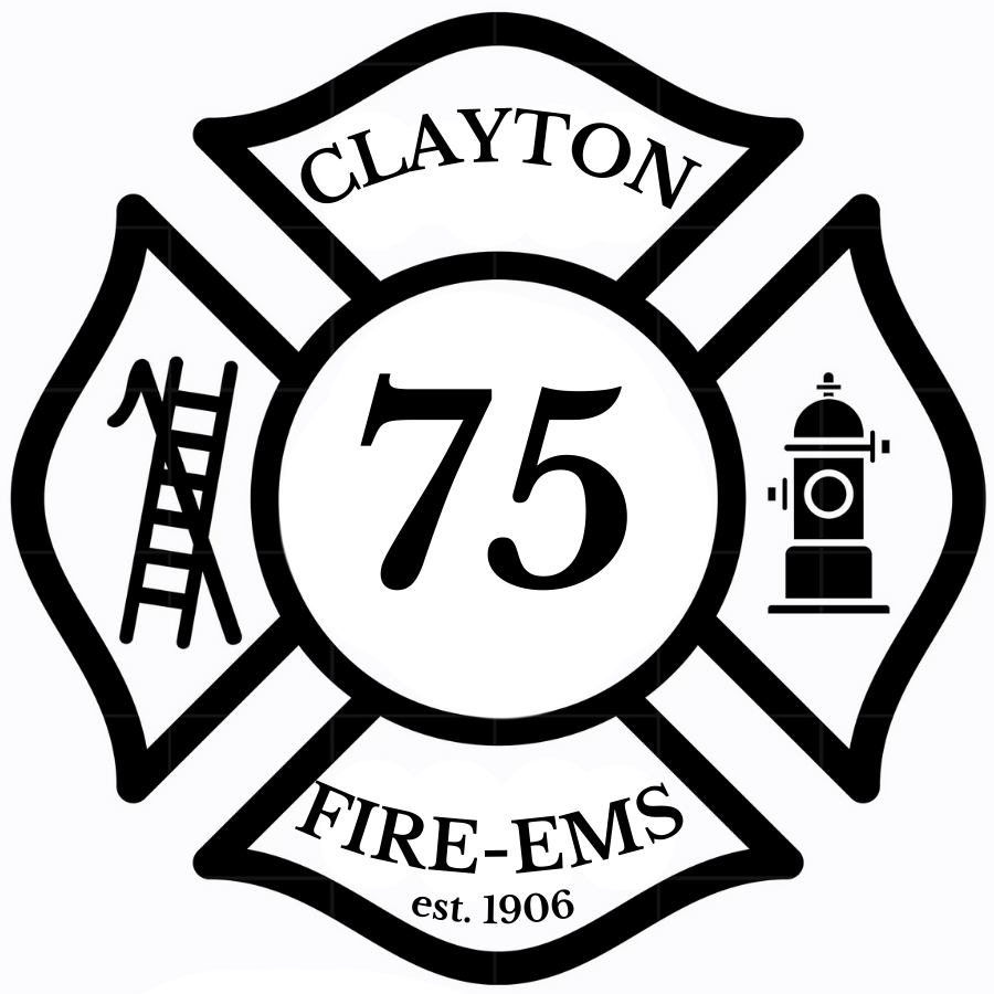 Leatherette Keychain- Clayton Fire Department