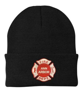 CP90 | Port & Company Knit Flip Hat, Embroidered