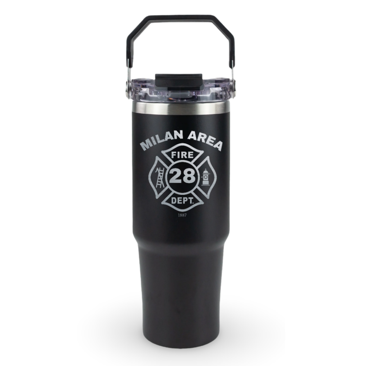 30oz Tri-sip Tumbler, Milan Firefighters Assoc.