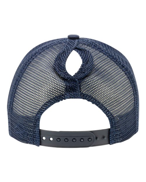 97394 || Infinity Her Women's Modern Trucker Ponytail Cap