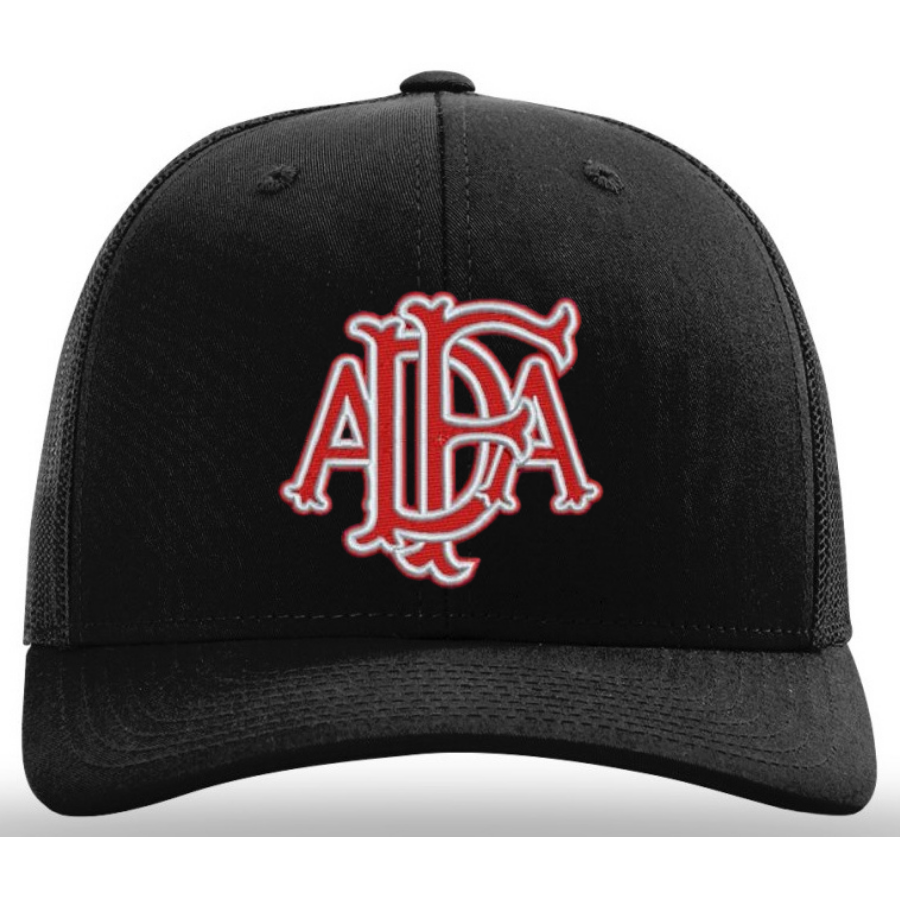R112 || Richardson Mesh Snapback Trucker Cap - Embroidered - Ann Arbor Fire