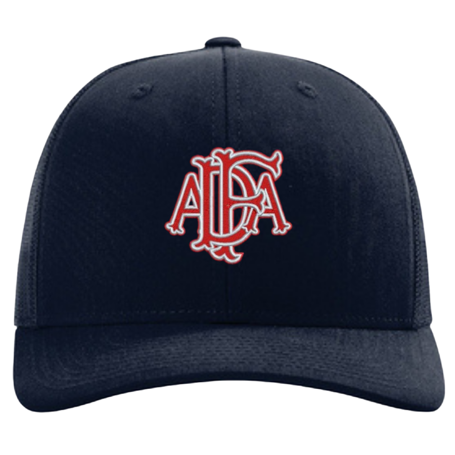 R112 || Richardson Mesh Snapback Trucker Cap - Embroidered - Ann Arbor Fire