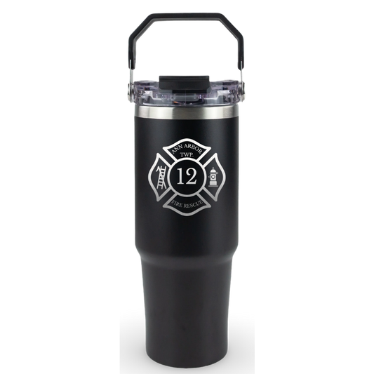 30oz Tri-sip Tumbler - Ann Arbor Twp. Fire