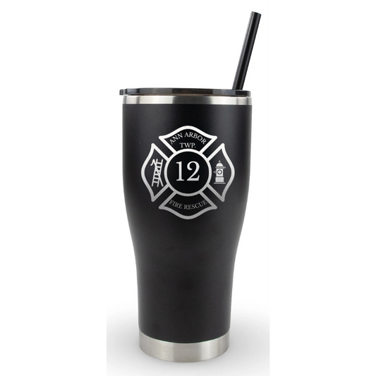 30oz Modern Curve Tumbler - Ann Arbor Twp. Fire