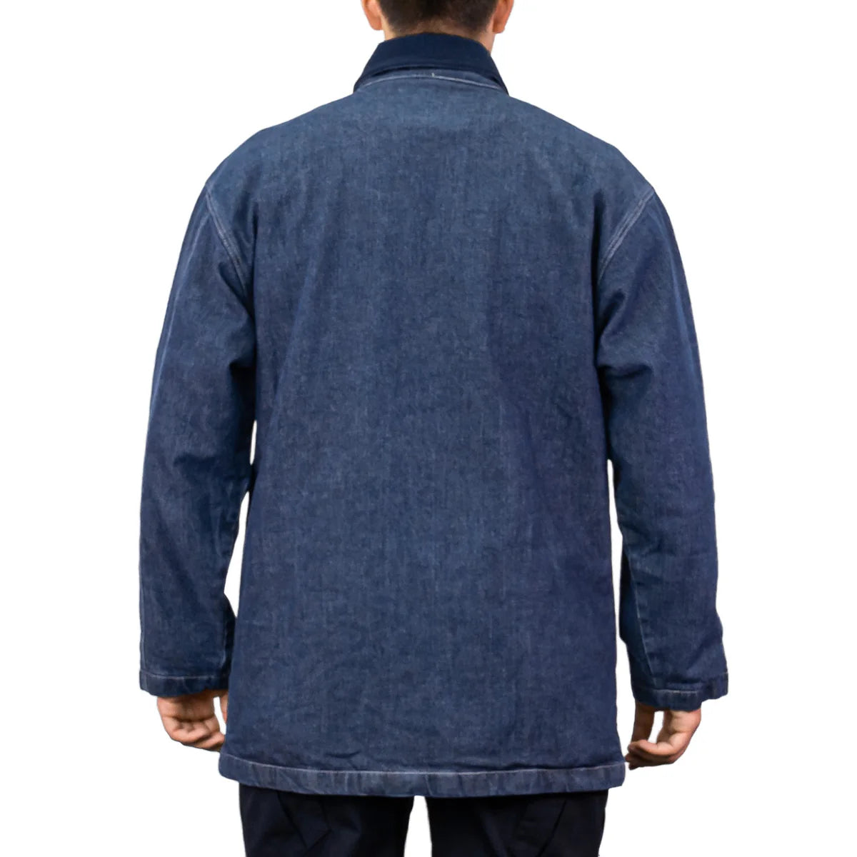 1950 || Game Denim Chore Coat - Embroidered - Augusta Twp. Fire