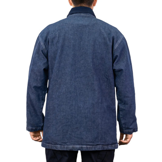 1950 || Game Denim Chore Coat - Embroidered - CAFA