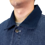 1950 || Game Denim Chore Coat - Embroidered - Augusta Twp. Fire
