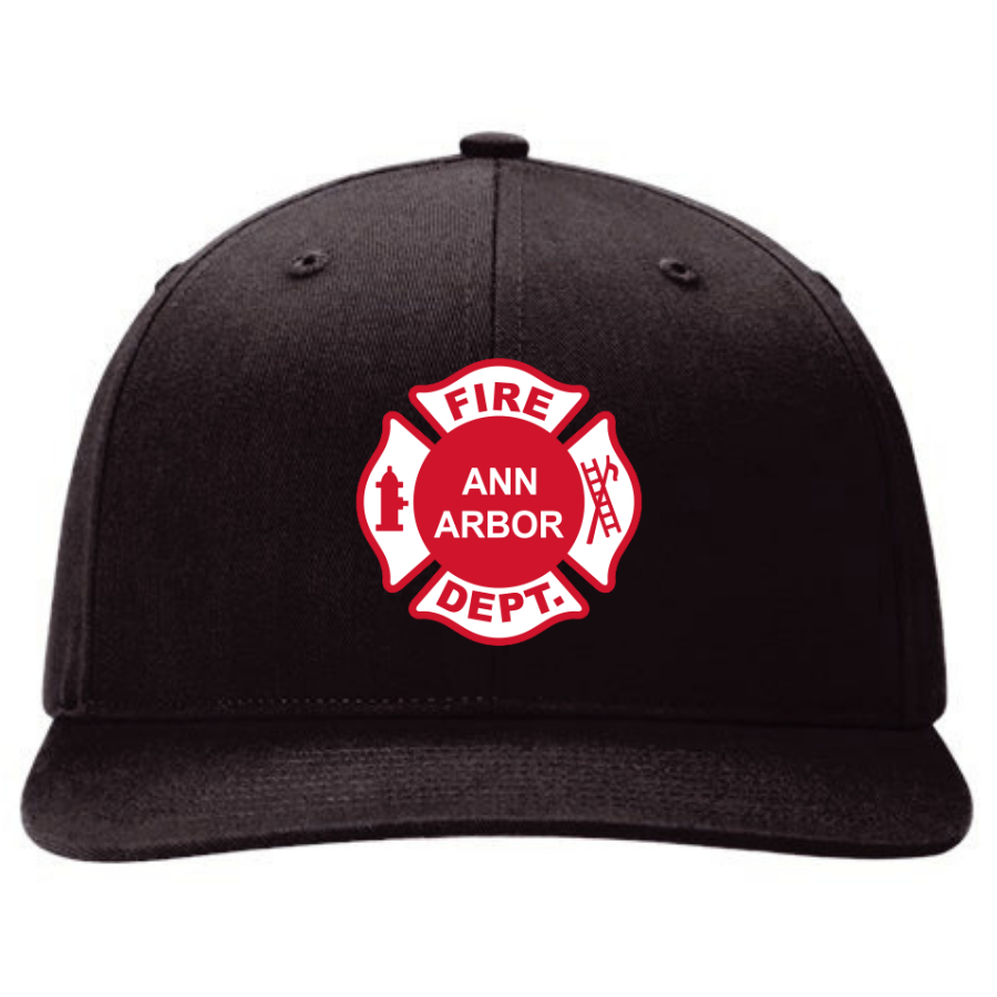 R312 || Richardson Solid Twill Trucker - Embroidered - Ann Arbor Fire