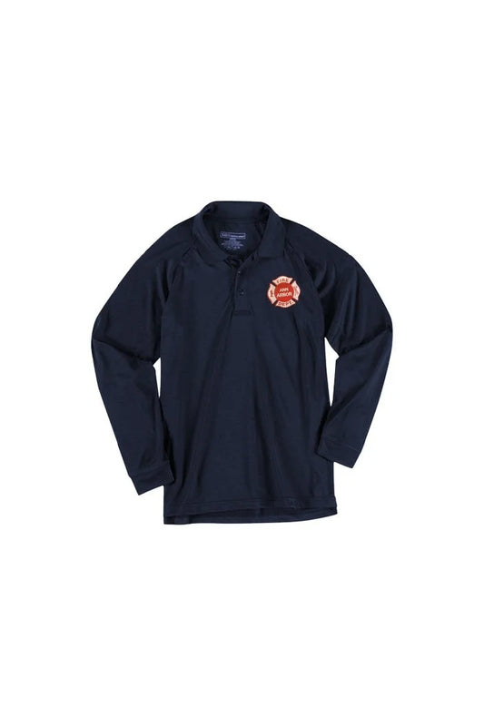 72049 || 5.11 Performance Long Sleeve Polo, Embroidered - Ann Arbor