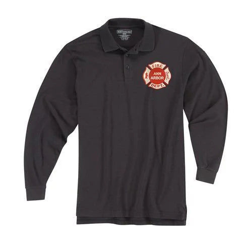 CS410LS | Long Sleeve Tactical Polo, Embroidered - Ann Arbor