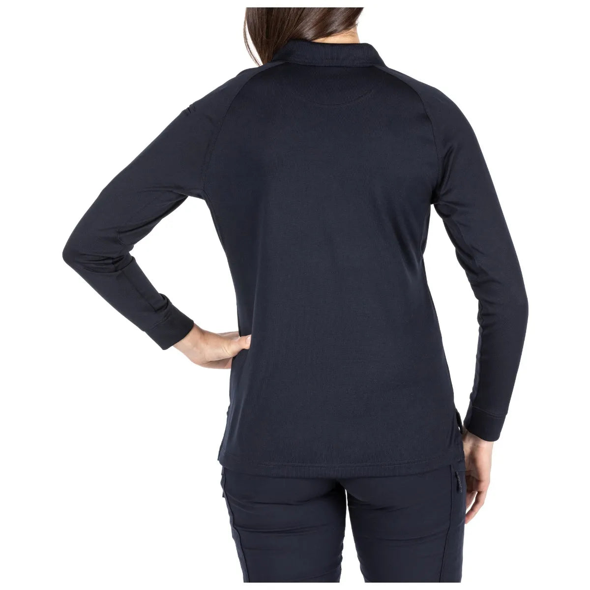 62408 || 5.11 Performance Polo Long Sleeve - Women's - Embroidered - Plymouth Twp. Fire