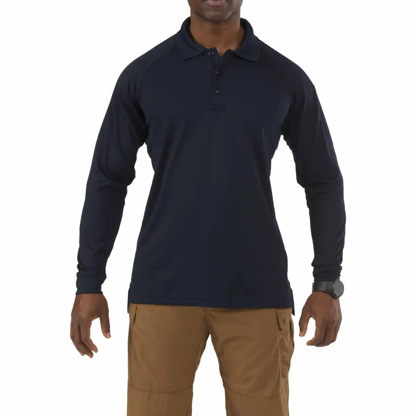 72049 | 5.11 Performance Polo Long Sleeve - Embroidered - Van Buren Twp. Fire