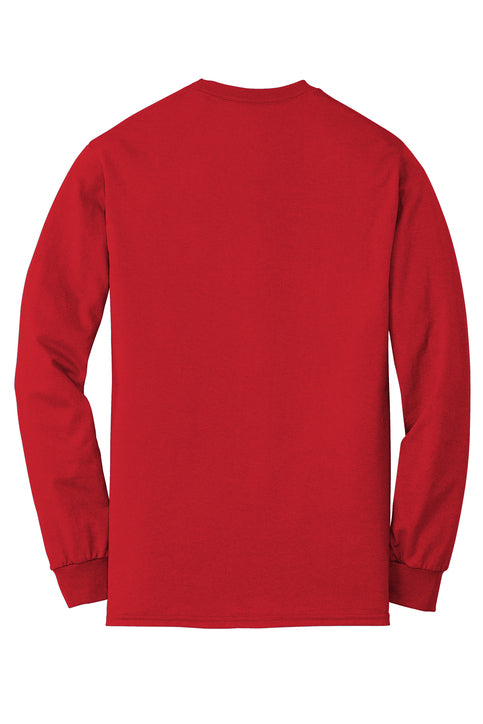 G8400 || Gildan® DryBlend® 50 Cotton/50 Poly Long Sleeve T-Shirt - Screened - Canton Firefighters
