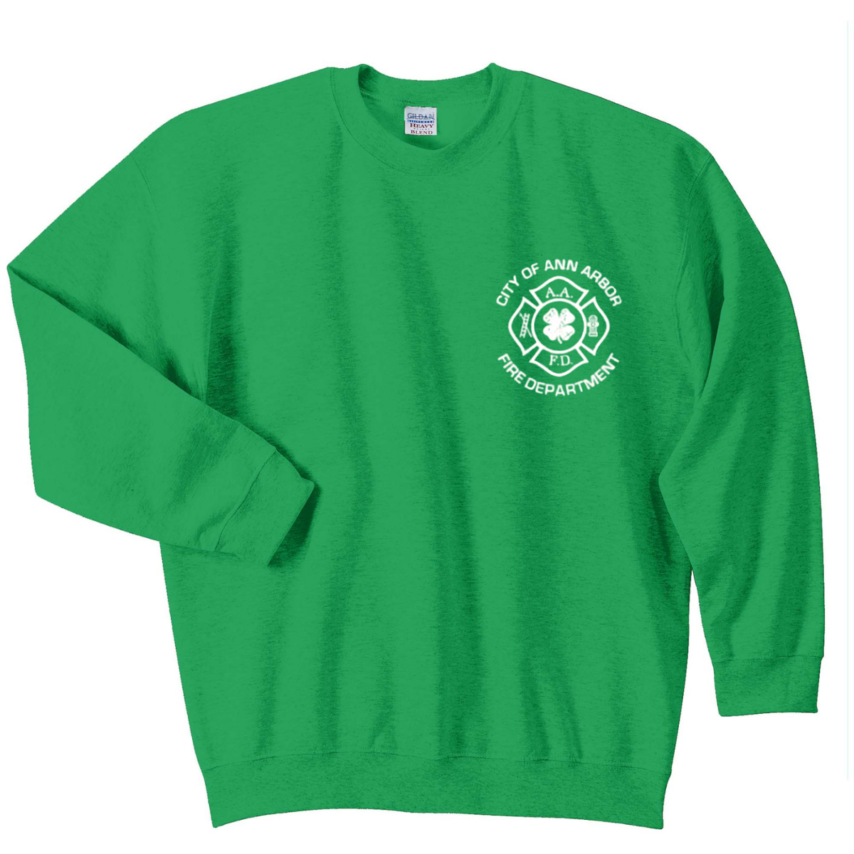 Gildan 18000 Crewneck Sweatshirt - AAFD St. Patty's Day