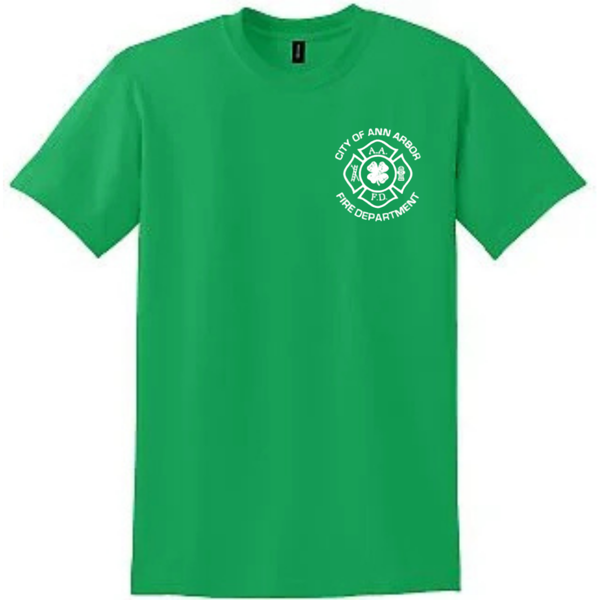 G8000 || Gildan DriBlend T-shirt Irish Green - AAFD St. Paddy's Day