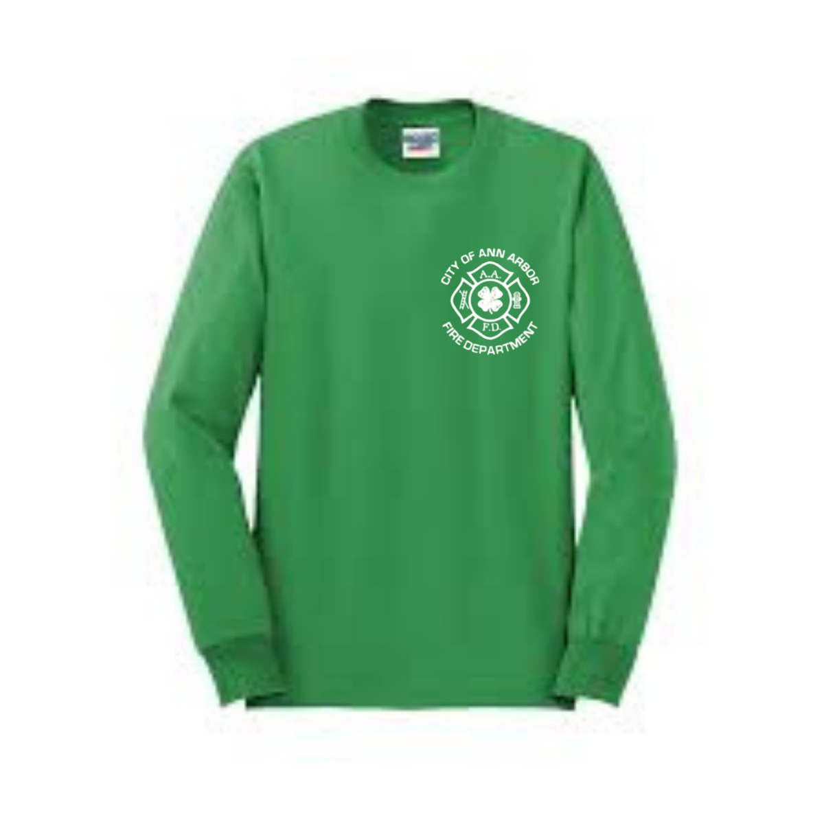 Jerzees 29LS T-shirt Irish Green - AAFD - St. Patty's Day
