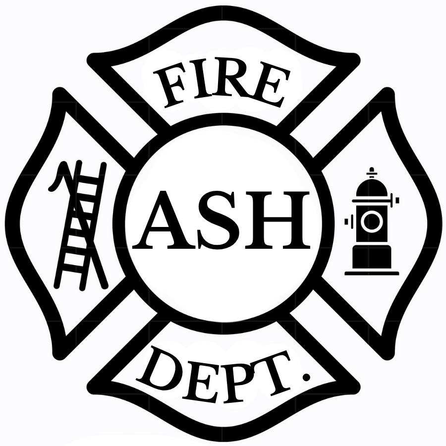 Leatherette Keychain- Ash Twp. Fire