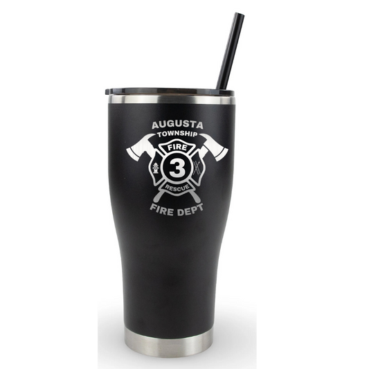 30oz Modern Curve Tumbler - Augusta Twp. Fire