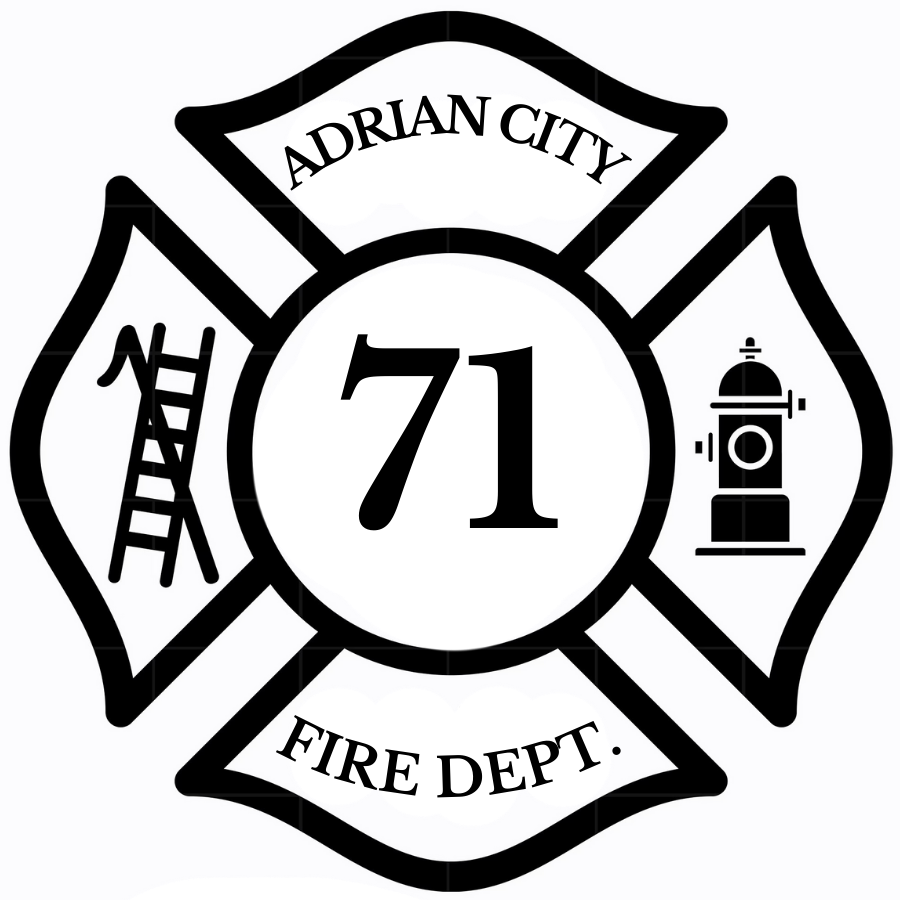 Leatherette Keychain- Department logo - Lenawee Co.