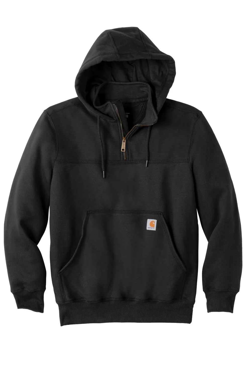 CT100617 || Carhartt Rain Defender Hooded Zip Mock Sweatshirt - Embroidered - Canton Firefighters