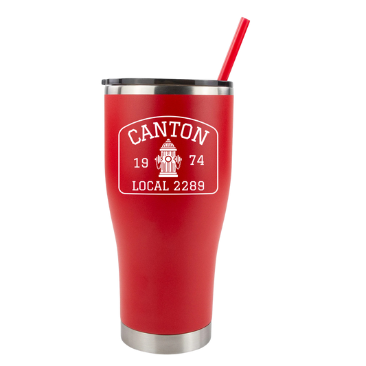 30oz Modern Curve Tumbler - Canton Firefighters