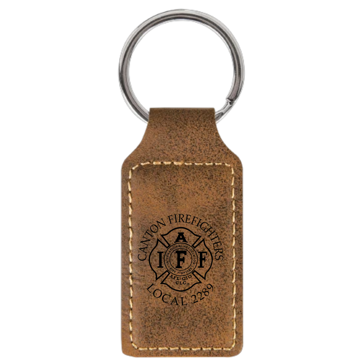 Leatherette Keychain- Canton Firefighters Local 2289