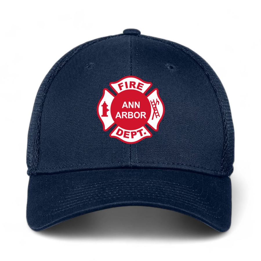 NE1000 | New Era Stretch Solid Ball Cap - Ann Arbor Fire