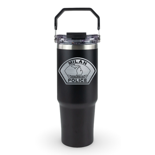 30oz Tri-sip Tumbler, Milan Police Department