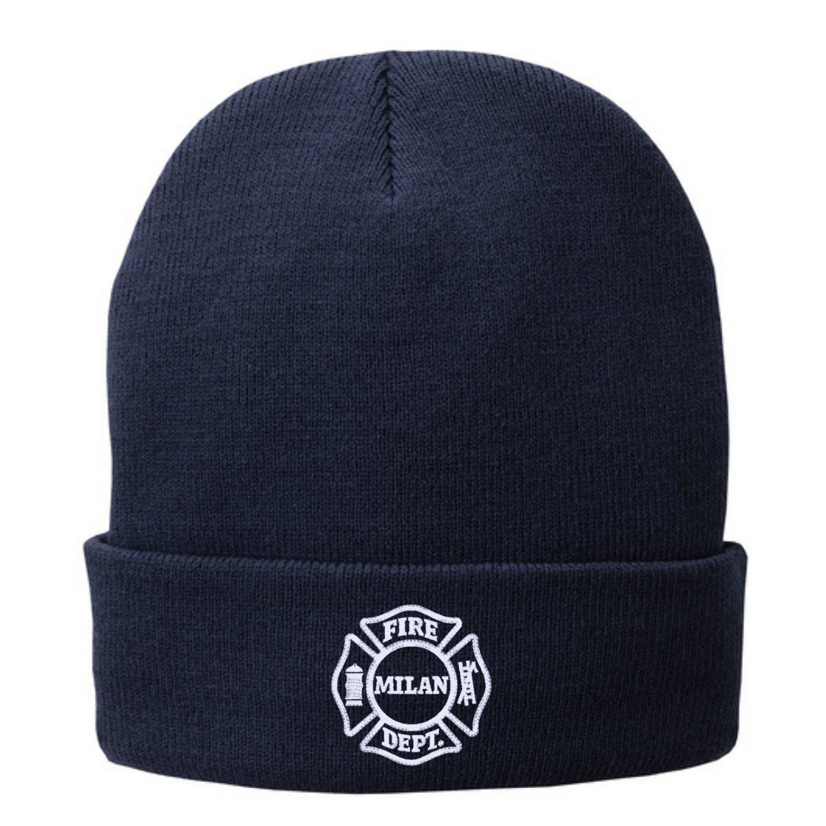 CP90L | Port & Company Knit Fleece Lined Flip Hat, Embroidered - Milan