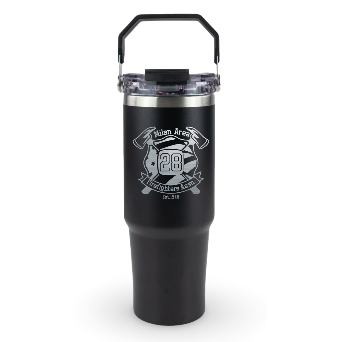 30oz Tri-sip Tumbler, Milan Firefighters Assoc.