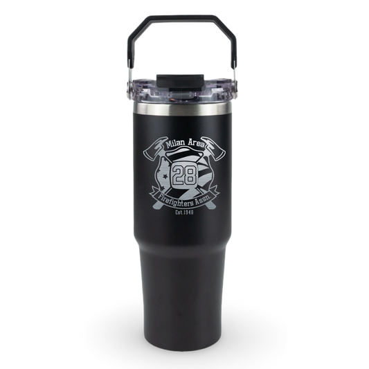 30oz Tri-sip Tumbler, Milan Firefighters Assoc.