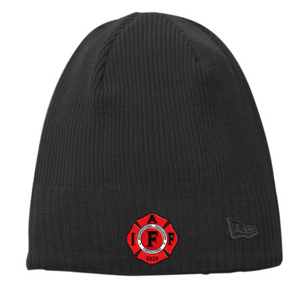 NE900 | New Era Knit Fleece Lined Beanie, Embroidered - Saline Fire Authority