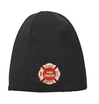 NE900 | New Era Knit Fleece Lined Beanie, Embroidered - Ann Arbor