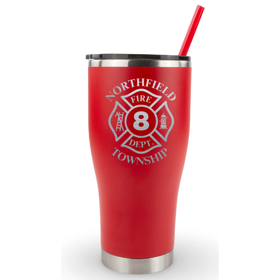 30oz Modern Curve Tumbler - Northfield Twp. Fire