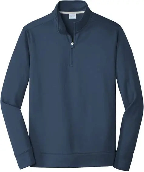 PC590Q || Port & Company 1/4 Zip Pullover, Embroidered - Van Buren Twp. Fire