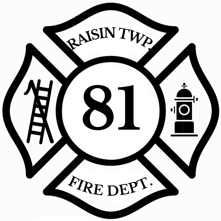 Leatherette Keychain- Department logo - Lenawee Co.