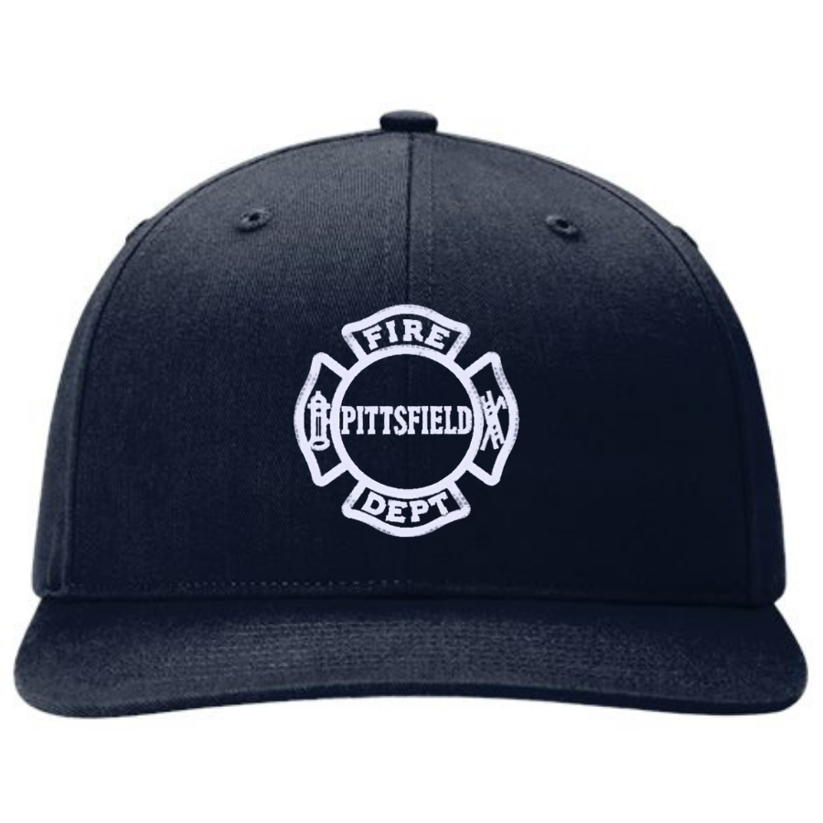 R112 || Richardson Mesh Snapback Trucker Cap - Embroidered - Pittsfield Twp. Fire