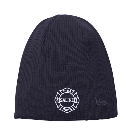 NE900 | New Era Knit Fleece Lined Beanie, Embroidered - Saline