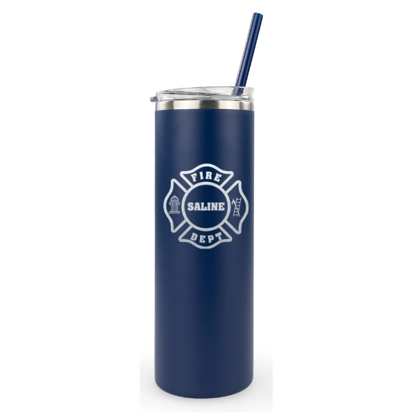 20oz Skinny Tumbler - Saline Fire