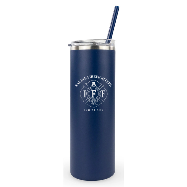 20oz Skinny Tumbler - Saline Fire