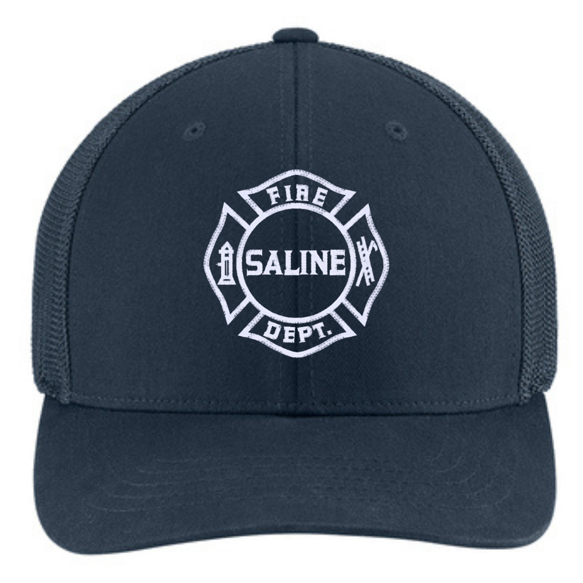 CT106577 || Carhartt® Flexfit 110® Mesh Back Cap - Embroidered - Saline Area Fire Dept.