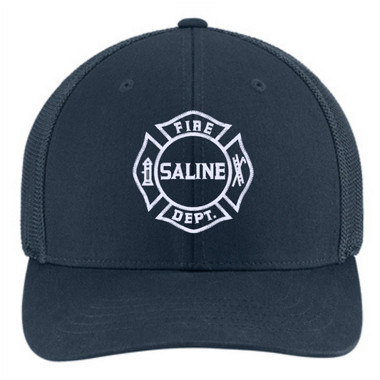 CT106577 || Carhartt® Flexfit 110® Mesh Back Cap - Embroidered - Saline Area Fire Dept.