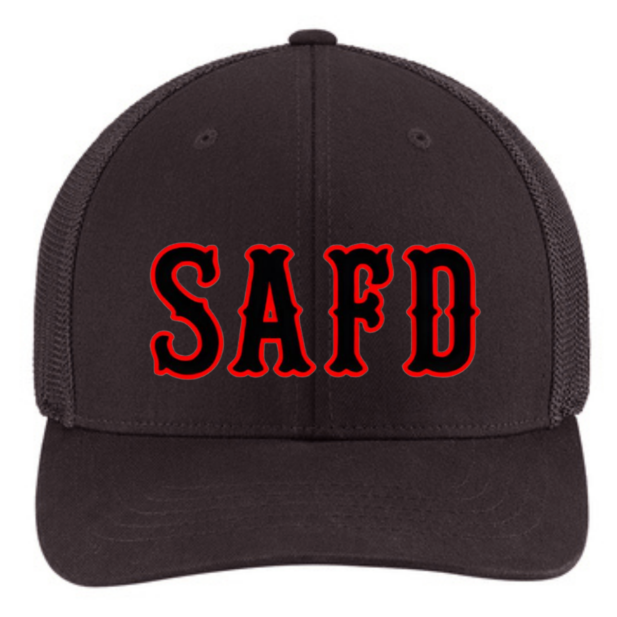 CT106577 || Carhartt® Flexfit 110® Mesh Back Cap - Embroidered - Saline Area Fire Dept.