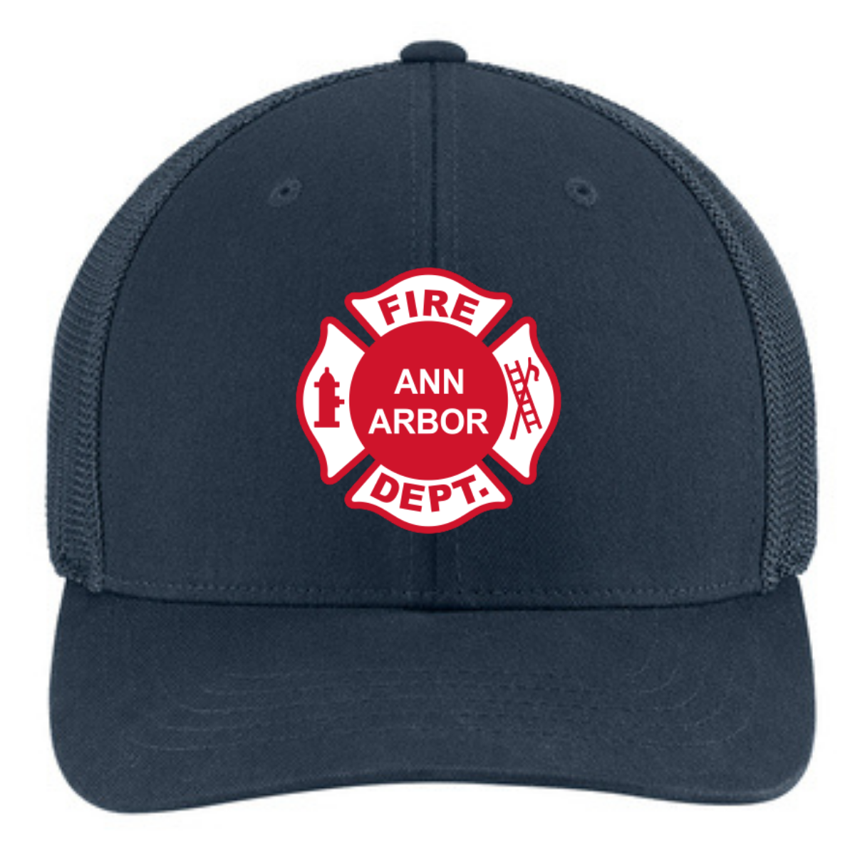 CT106577 || Carhartt® Flexfit 110® Mesh Back Cap - Embroidered - Ann Arbor Fire