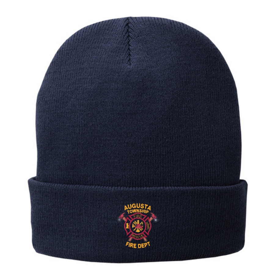 CP90L | Port & Company Knit Fleece Lined Flip Hat, Embroidered - Augusta Twp.