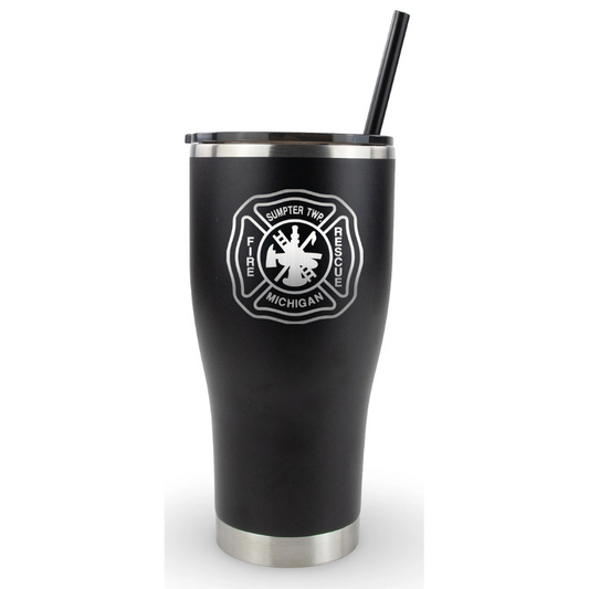 30oz Modern Curve Tumbler - Sumpter Twp. Fire