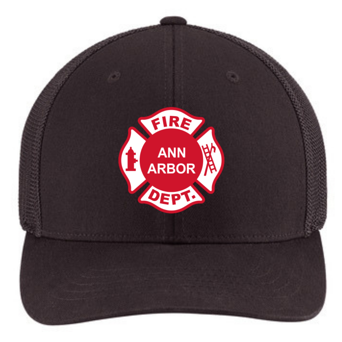 CT106577 || Carhartt® Flexfit 110® Mesh Back Cap - Embroidered - Ann Arbor Fire